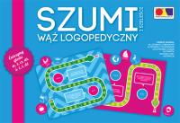 Szumi i szeleści - wąż logopedyczny. Wydawca: KOMLOGO. SmakLiter.pl Opakowanie Szumi i szeleści - wąż logopedyczny