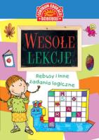 Okładka książki Wesołe lekcje. Rebusy i inne zadania logiczne