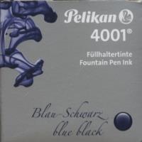 Atrament Pelikan 4001 niebiesko-czarny 30 ml. Wydawca: Pelikan. SmakLiter.pl Opakowanie Atrament Pelikan 4001 niebiesko-czarny 30 ml