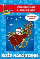 Okładka książki Boże Narodzenie Naklejam i koloruję