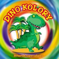 Okładka książki Dino kolory Kolorowanka
