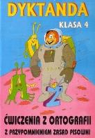 Dyktanda SP kl.4. Autor: Robert Zaręba. SmakLiter.pl Okładka książki Dyktanda SP kl.4