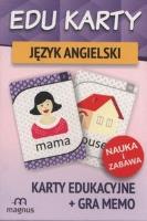 Edu karty Język angielski + gra memo. Autor: Opracowanie zbiorowe. SmakLiter.pl Okładka książki Edu karty Język angielski + gra memo