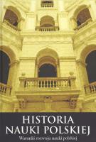 Historia nauki polskiej. Autor: Leszek Zasztowt, Schiller-Walicka Joanna. SmakLiter.pl Okładka książki Historia nauki polskiej