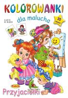 Kolorowanki dla malucha Przyjaciółki. Autor:   Praca zbiorowa. SmakLiter.pl Okładka książki Kolorowanki dla malucha Przyjaciółki