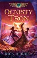 Kroniki Rodu Kane T2 - Ognisty tron. Autor: Rick Riordan. SmakLiter.pl Okładka książki Kroniki Rodu Kane T2 - Ognisty tron