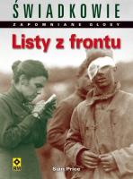 Listy z frontu. Autor: Price Sian. SmakLiter.pl Okładka książki Listy z frontu