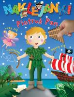 Naklejanki. Piotruś Pan. Autor: Nathalie Belineau, J. Beaumont. SmakLiter.pl Okładka książki Naklejanki. Piotruś Pan