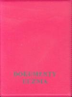 Opakowanie Okładka na dokumenty ucznia pionowa różowa