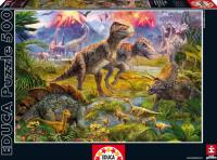 Puzzle 500 Dinozaury. Wydawca: Educa Borras. SmakLiter.pl Opakowanie Puzzle 500 Dinozaury