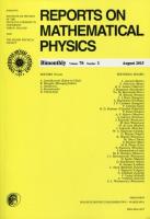 Opakowanie Reports on Mathematical Physics 76/1 2015 Pergamon