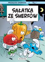 Sałatka ze Smerfów. Autor: Luc Parthoens, Thierry Culliford. SmakLiter.pl Okładka książki Sałatka ze Smerfów