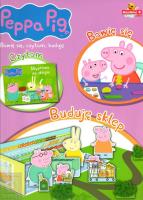 Okładka książki Świnka Peppa Bawię się, czytam... Buduję sklep