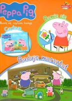 Okładka książki Świnka Peppa Bawię się, czytam... Buduję warsztat