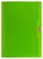 Okładka książki Teczka A4 z gumką zielona