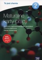 To jest chemia 2 Maturalne karty pracy Zakres rozszerzony Liceum, technikum. Autor: Megiel Elżbieta, Świderska Grażyna. SmakLiter.pl Okładka książki To jest chemia 2 Maturalne karty pracy Zakres rozszerzony Liceum, technikum