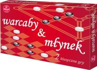 Warcaby & Młynek. Wydawca: Kukuryku. SmakLiter.pl Opakowanie Warcaby & Młynek