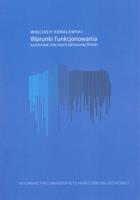Warunki funkc. systemów rzecznych pół. Polski. Autor: Sobolewski Wojciech. SmakLiter.pl Okładka książki Warunki funkc. systemów rzecznych pół. Polski
