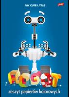 Zeszyt papierów kolorowych nabłyszczanych A4/10K. Wydawca: UNIPAP. SmakLiter.pl Opakowanie Zeszyt papierów kolorowych nabłyszczanych A4/10K