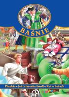 Baśnie - Pinokio, Jaś i ziarenko fasoli, Kot w butach. Autor:   Praca zbiorowa. SmakLiter.pl Okładka książki Baśnie - Pinokio, Jaś i ziarenko fasoli, Kot w butach