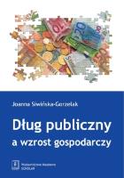 Okładka książki Dług publiczny a wzrost gospodarczy