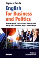 Okładka książki English for Business and Politics