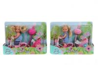 Evi na rowerze z przyczepką, 2 rodzaje. Autor: Evi Love. SmakLiter.pl Okładka książki Evi na rowerze z przyczepką, 2 rodzaje