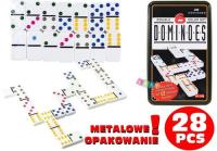 Gra Logiczna Domino Metalowe Opakowanie. Wydawca: Lean Toys. SmakLiter.pl Opakowanie Gra Logiczna Domino Metalowe Opakowanie
