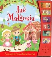 Jaś i Małgosia. Książeczka dźwiękowa. Autor: Opracowanie zbiorowe. SmakLiter.pl Okładka książki Jaś i Małgosia. Książeczka dźwiękowa