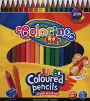Opakowanie Kredki Colorino ołówkowe trójkątne Jumbo 18 kolorów