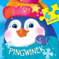 Pingwinek. 4 układanki. Autor: Wiśniewska Anna. SmakLiter.pl Okładka książki Pingwinek. 4 układanki