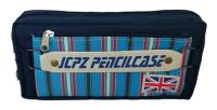 Piórnik szkolny JCPZ niebieski. Wydawca: Noster. SmakLiter.pl Opakowanie Piórnik szkolny JCPZ niebieski