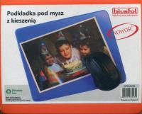 Opakowanie Podkładka pod mysz z kieszenią pomarańczowa