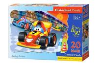 Puzzle 20 maxi Racing action CASTOR. Wydawca: Castorland. SmakLiter.pl Opakowanie Puzzle 20 maxi Racing action CASTOR