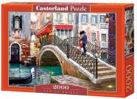 Puzzle 2000 elementów Venice Bridge. Wydawca: Castorland. SmakLiter.pl Opakowanie Puzzle 2000 elementów Venice Bridge
