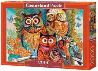 Puzzle 2000 Sowy CASTOR. Wydawca: Castorland. SmakLiter.pl Opakowanie Puzzle 2000 Sowy CASTOR