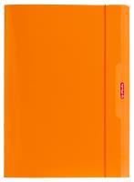 Okładka książki Teczka A4 z gumką pomarańczowa