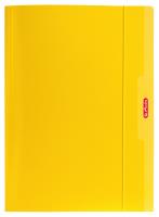 Okładka książki Teczka A4 z gumką żółta