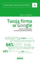 Okładka książki Twoja firma w Google, czyli jak przeprowadzić skuteczną kampanię AdWords