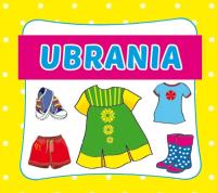 Ubrania harmonijka mała. Autor: Emilia Pruchnicka (ilustracje). SmakLiter.pl Okładka książki Ubrania harmonijka mała