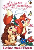 Okładka książki Wklejam i maluję - Leśne zwierzęta