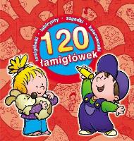 Okładka książki 120 łamigłówek czerwona