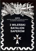 3 wileński batalion saperów. Autor: Piotr Zarzycki. SmakLiter.pl Okładka książki 3 wileński batalion saperów