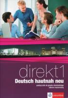 Direkt 1 Deutsch hautnah neu Podręcznik z płytą CD Zakres rozszerzony. Autor: Motta Giorgio, Ćwikowska Beata. SmakLiter.pl Okładka książki Direkt 1 Deutsch hautnah neu Podręcznik z płytą CD Zakres rozszerzony
