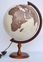 Okładka książki Globus antyczny podświetlany 32 cm