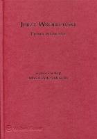 Okładka książki Jerzy Wróblewski Pisma wybrane