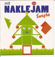 Okładka książki Już naklejam 3-4 lata Święta