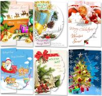 Opakowanie Karnet B6 Boże Nar. Wycinany Świecki (10sz) MIX