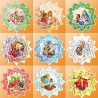 Okładka książki Karnet świąteczny BN B6 WBNB gwiazdka rozkładana  religia lu