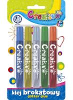 Opakowanie Klej brokatowy 5 kolorów ASTRA